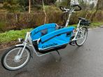 Elektrische bakfiets Gazelle in goede staat, Gebruikt, 3 kinderen, Ophalen of Verzenden, Opvouwbaar