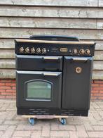 Flacon 90 classic de luxe messing (gebruikt) gas, Witgoed en Apparatuur, Fornuizen, 60 cm of meer, 5 kookzones of meer, Grill