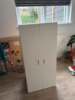 Witte ikea kledingkast met deuren, Stuva, Huis en Inrichting, Kasten | Kledingkasten, Ophalen, Kunststof, 100 tot 150 cm, 50 tot 100 cm