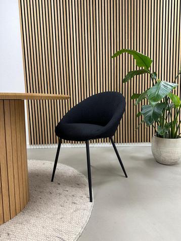 6x Kick eetkamerstoel Job zwart
