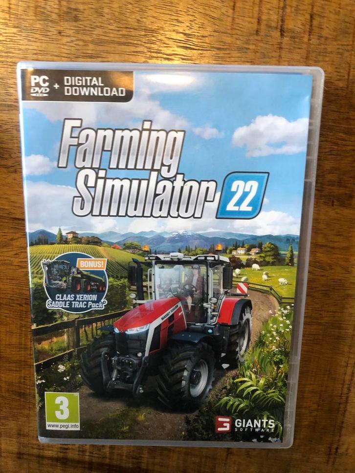 Farming Simulator 22 PC, Spelcomputers en Games, Games | Pc, Zo goed als nieuw, Simulatie, 1 speler, Vanaf 3 jaar, Online, Ophalen