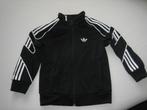 trainingspakje Adidas, broek en jack, zwart/wit  maat 104, Adidas, Gebruikt, Jongen of Meisje, Sport- of Zwemkleding