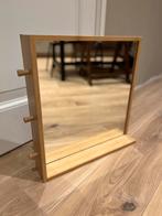 Mooie spiegel van bamboehout, Huis en Inrichting, Woonaccessoires | Spiegels, Ophalen, Minder dan 50 cm, Zo goed als nieuw, Minder dan 100 cm