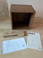 Ikea Eket kastje walnoot + ongebruikte wandrail, Ophalen, Zo goed als nieuw