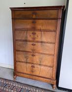 Ladenkast antiek met notenfineer, chiffonniere., Antiek en Kunst, Antiek | Meubels | Kasten, Ophalen