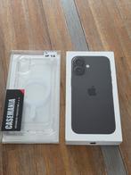 iPhone 16 128GB Black Nieuw, Sealed, Hoesje Garantie,, Telecommunicatie, Mobiele telefoons | Apple iPhone, Ophalen, 128 GB, Zwart