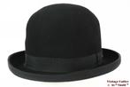 oude Vintage Bolhoed Lonconito hardtop zwart vilt 56, Ophalen of Verzenden, Heren, Lonconito - Cappeleria Cambini