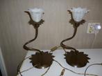 set van 2 mooie schemerlampjes, Huis en Inrichting, Lampen | Tafellampen, Ophalen of Verzenden, Minder dan 50 cm