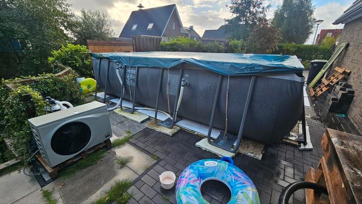 Intex ultra Zwembad te koop, Tuin en Terras, Zwembaden, Zo goed als nieuw, Opzetzwembad, 120 cm of meer, 400 cm of meer, 200 tot 300 cm