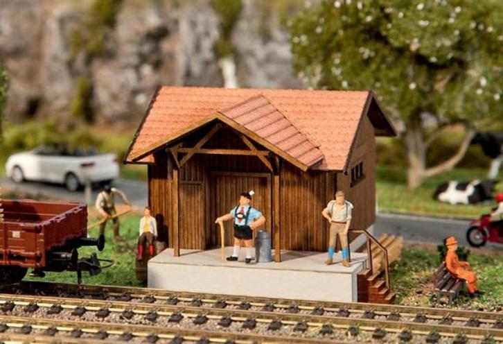 Faller: Halte Hellengerst NIEUW, Hobby en Vrije tijd, Modeltreinen | H0, Nieuw, Brug, Tunnel of Gebouw, Gelijkstroom of Wisselstroom