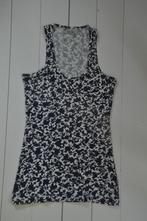 Sissy Boy topje/ hemdje/singlet maat M Blauw bloemmotief, Kleding | Dames, Tops, Maat 38/40 (M), Blauw, Nieuw, Ophalen of Verzenden