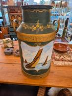 Oude Hindeloopen melkbus met Schilderwerk, carbidbus, Antiek en Kunst, Ophalen