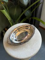 Vintage sterling silver bowl, with beautifully worked edge, Verzenden