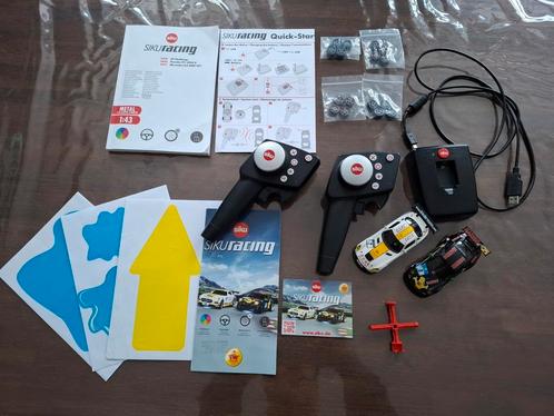 Siku bestuurbare auto's met circuit, Hobby en Vrije tijd, Modelauto's | 1:43, Gebruikt, Auto, SIKU, Ophalen of Verzenden