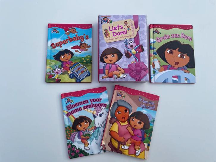 Dora the Explorer Boekenset - 4 Verhalen!, Boeken, Kinderboeken | Baby's en Peuters, Gelezen, 3 tot 4 jaar, Ophalen of Verzenden