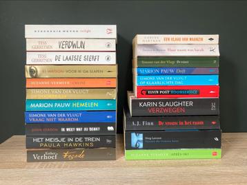 Nederlandstalige thrillers oa Marion Pauw Simone vd Vlugt beschikbaar voor biedingen