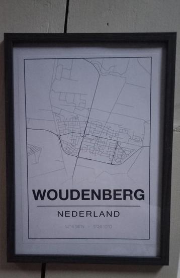 Plattegrond Woudenberg schilderij foto @DOC61  beschikbaar voor biedingen