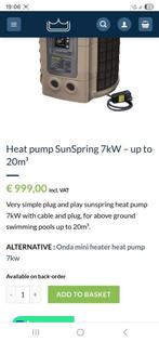 Zwembad warmtepomp 7kw
Ophalen belgie Limburg beringen, Ophalen, Zo goed als nieuw