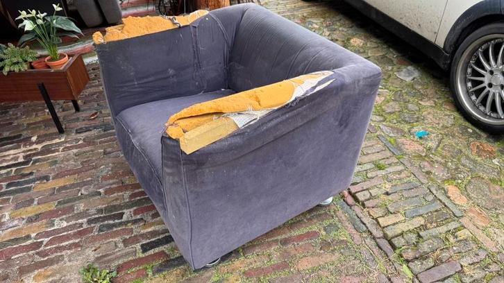 Stoel Gelderland model 4800, Huis en Inrichting, Fauteuils, Gebruikt, Stof, 75 tot 100 cm, 75 tot 100 cm, Ophalen of Verzenden