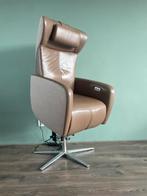 Z.g.a.n. luxe prominent relax fauteuil / sta op stoel XL, Ophalen, Gebruikt, Minder dan 75 cm, Leer