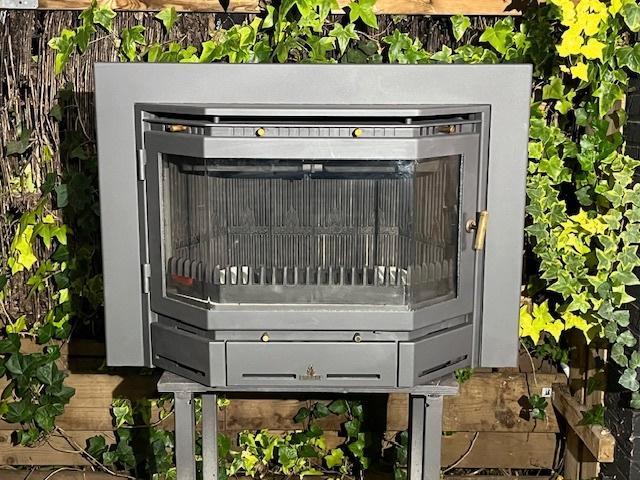 Mooie Barbas inzet haard Beaufire 65 inzet haard, Huis en Inrichting, Kachels, Zo goed als nieuw, Inbouw, Houtkachel, Hout, Ophalen