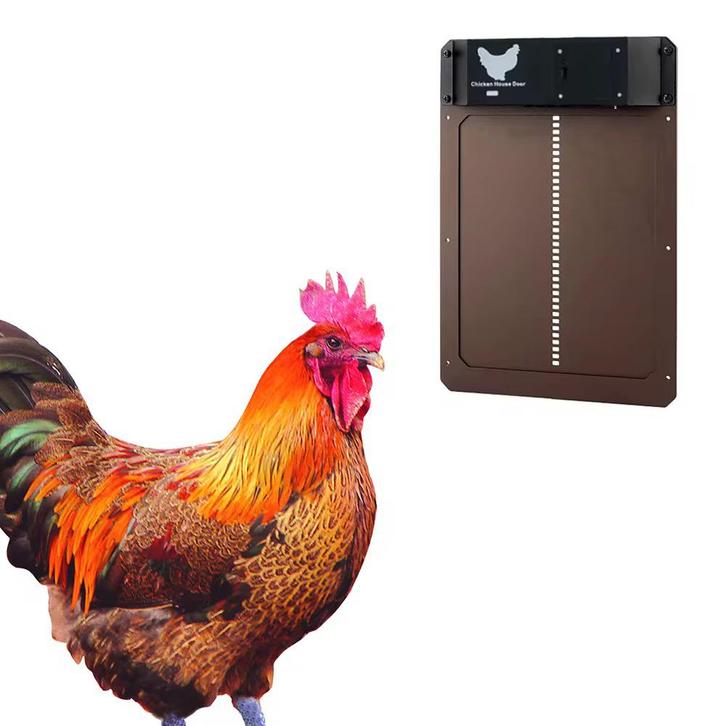 Partij automatische kippenhokdeuren – 18 stuks – €150, Dieren en Toebehoren, Pluimvee, Kip, Geslacht onbekend