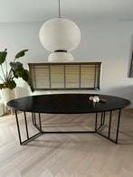 Zwarte ovale eettafel westwing, Huis en Inrichting, Tafels | Eettafels, Ophalen, 200 cm of meer, 50 tot 100 cm, Zo goed als nieuw