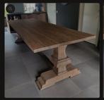Ik zoek een klooster tafel en salontafel  zoals foto:gratis, 150 tot 200 cm, Gebruikt, Rechthoekig, Ophalen