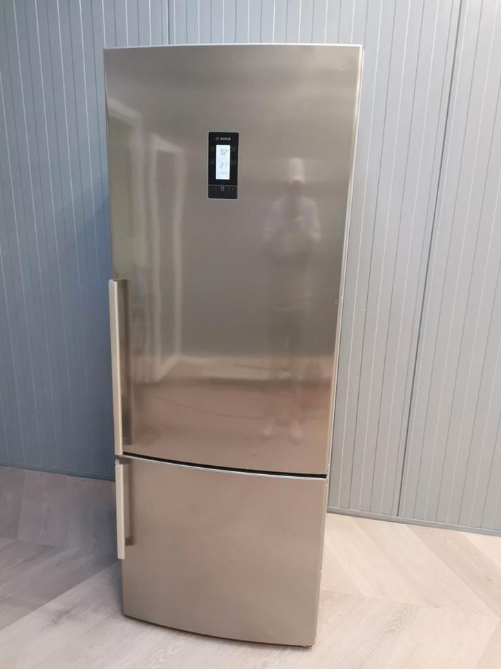 Bosch XL Koelvriescombinatie A+ NoFrost Inclusief Garantie, Witgoed en Apparatuur, Koelkasten en IJskasten, Zo goed als nieuw