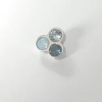 Zilverkleurige Melano twisted trio blauw, Verzenden