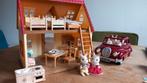 Sylvanian families huis en auto, Kinderen en Baby's, Speelgoed | Poppenhuizen, Ophalen, Gebruikt, Poppenhuis