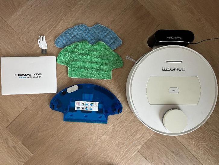 Rowenta X-plorer robot stofzuiger, Witgoed en Apparatuur, Stofzuigers, Gebruikt, Robotstofzuiger, Reservoir, Ophalen