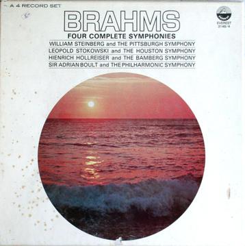 Brahms - de 4 Symfonieën (Everest, 4 lp's) beschikbaar voor biedingen