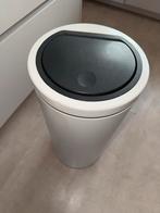 Brabantia prullenbak / afvalbak 30 liter beige, Ophalen, 50 tot 75 cm, Rvs, 20 tot 30 liter