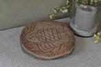 Gegraveerd houten chapati bord, Ophalen, Gebruikt