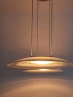 Twee mooie lampen voor boven eettafel, dimbaar matglas, Huis en Inrichting, Lampen | Wandlampen, Ophalen, Zo goed als nieuw, Glas