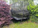 Mooie trampoline met net in goede staat, Ophalen, Gebruikt