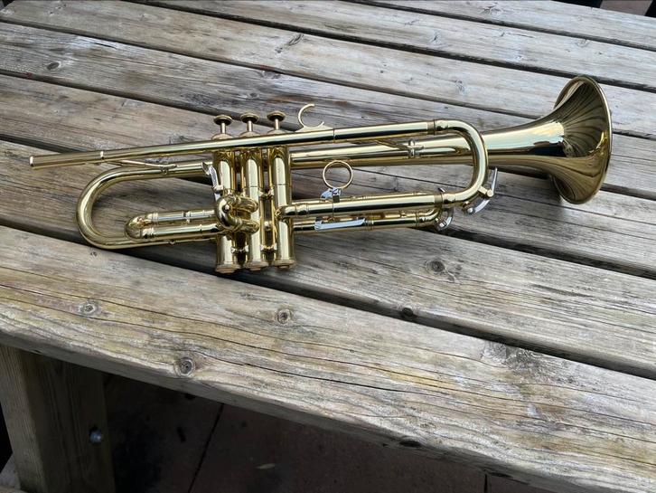 Olds Mendez trompet volledig gereviseerd, Muziek en Instrumenten, Blaasinstrumenten | Trompetten, Zo goed als nieuw, Bes-trompet