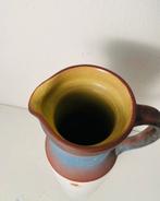 Ravelli keramiek vaas met oor , jaren 70, Huis en Inrichting, Gebruikt, Blauw, Aardewerk of Porselein, Ophalen of Verzenden