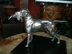zilveren hond, Antiek en Kunst, Ophalen of Verzenden