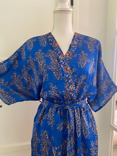 Jumpsuit blauw maat S oosterse stijl, Kleding | Dames, Jumpsuits, Zo goed als nieuw, Maat 36 (S), Blauw, Ophalen of Verzenden