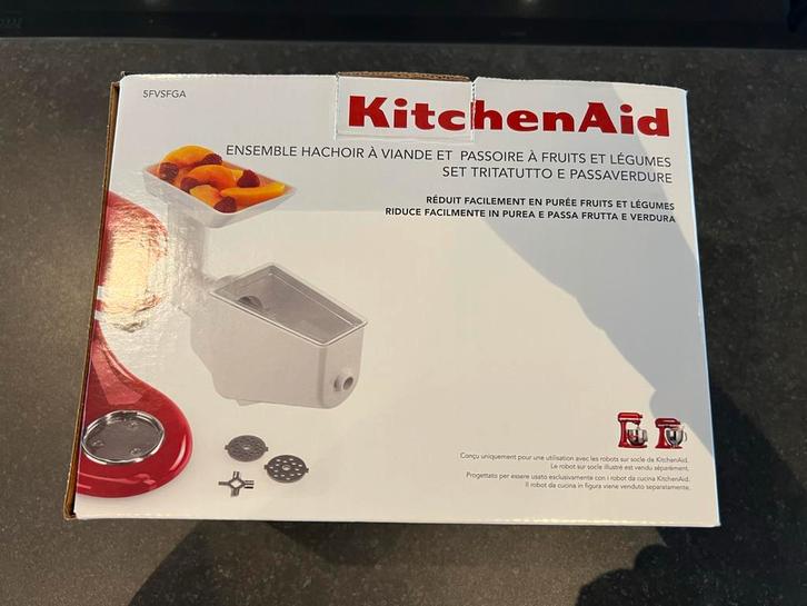 KitchenAid voedselmolen en fruit- en groentenzeef, Witgoed en Apparatuur, Keukenmixers, Zo goed als nieuw, Minder dan 1 liter