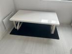 Eric kuster styl salontafel wit zilver kleur poten, Huis en Inrichting, Tafels | Salontafels, 100 tot 150 cm, Zo goed als nieuw