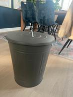 Grijze Knodd Ikea metalen emmer / prullenbak / opruimbak, Ophalen, Gebruikt, Metaal, Minder dan 50 cm