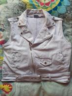 Spijkerstof Biker Hesje Lila Maat M/L, Maat 38/40 (M), Seven Sisters, Paars, Ophalen of Verzenden