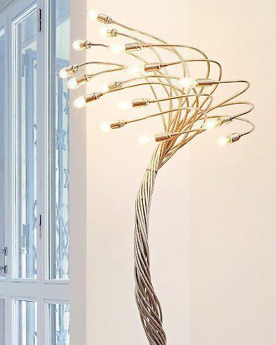 Design vloerlamp, Huis en Inrichting, Lampen | Vloerlampen, Zo goed als nieuw, 150 tot 200 cm, Metaal, Ophalen