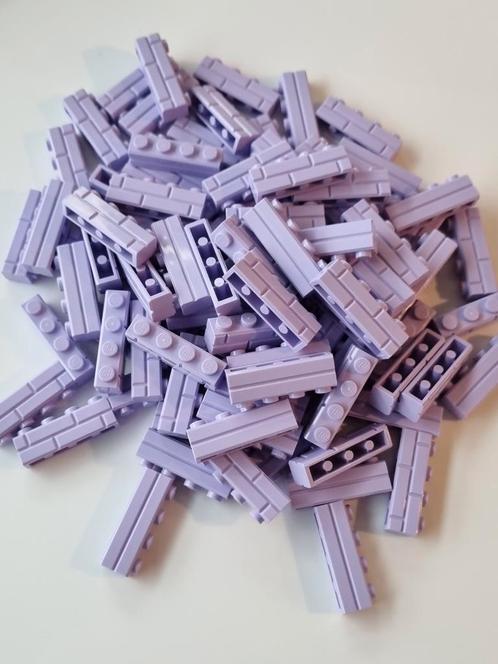 100 nieuwe licht paars- lavendel lego 15533 metselstenen 1x4, Kinderen en Baby's, Speelgoed | Duplo en Lego, Nieuw, Lego, Losse stenen
