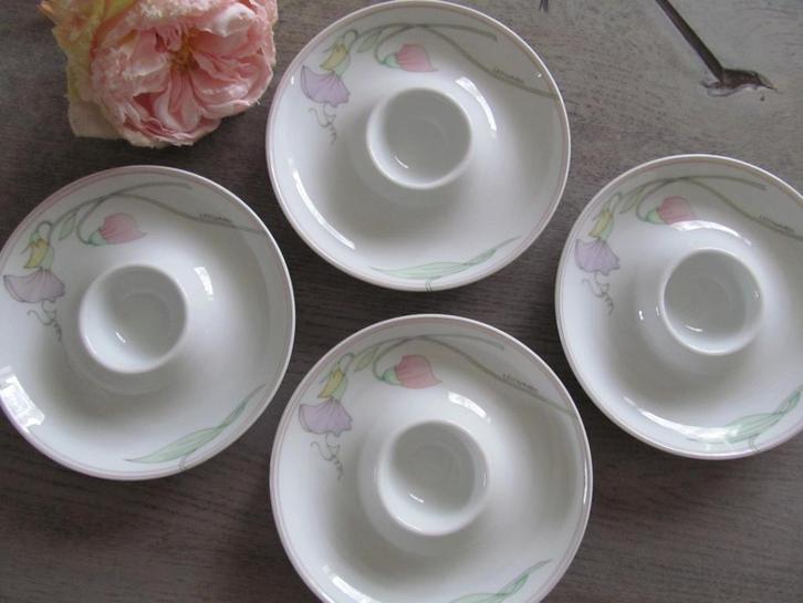 4 Hutschenreuther Leonard Capypso Eierdoppen, Huis en Inrichting, Keuken | Servies, Zo goed als nieuw, Overige typen, Overige stijlen