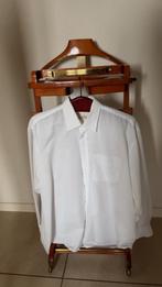 Ledub cotton rich overhemd wit 42, Verzenden, Zo goed als nieuw, Wit, Halswijdte 41/42 (L)