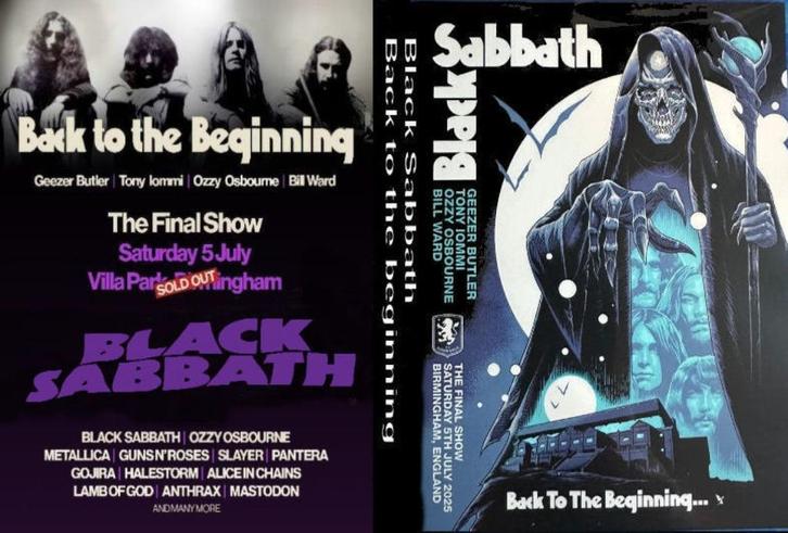Black Sabbath Back to the beginning 2025, Cd's en Dvd's, Dvd's | Muziek en Concerten, Nieuw in verpakking, Muziek en Concerten